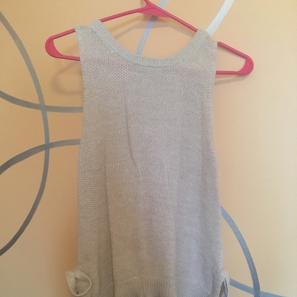 Sweater tank top